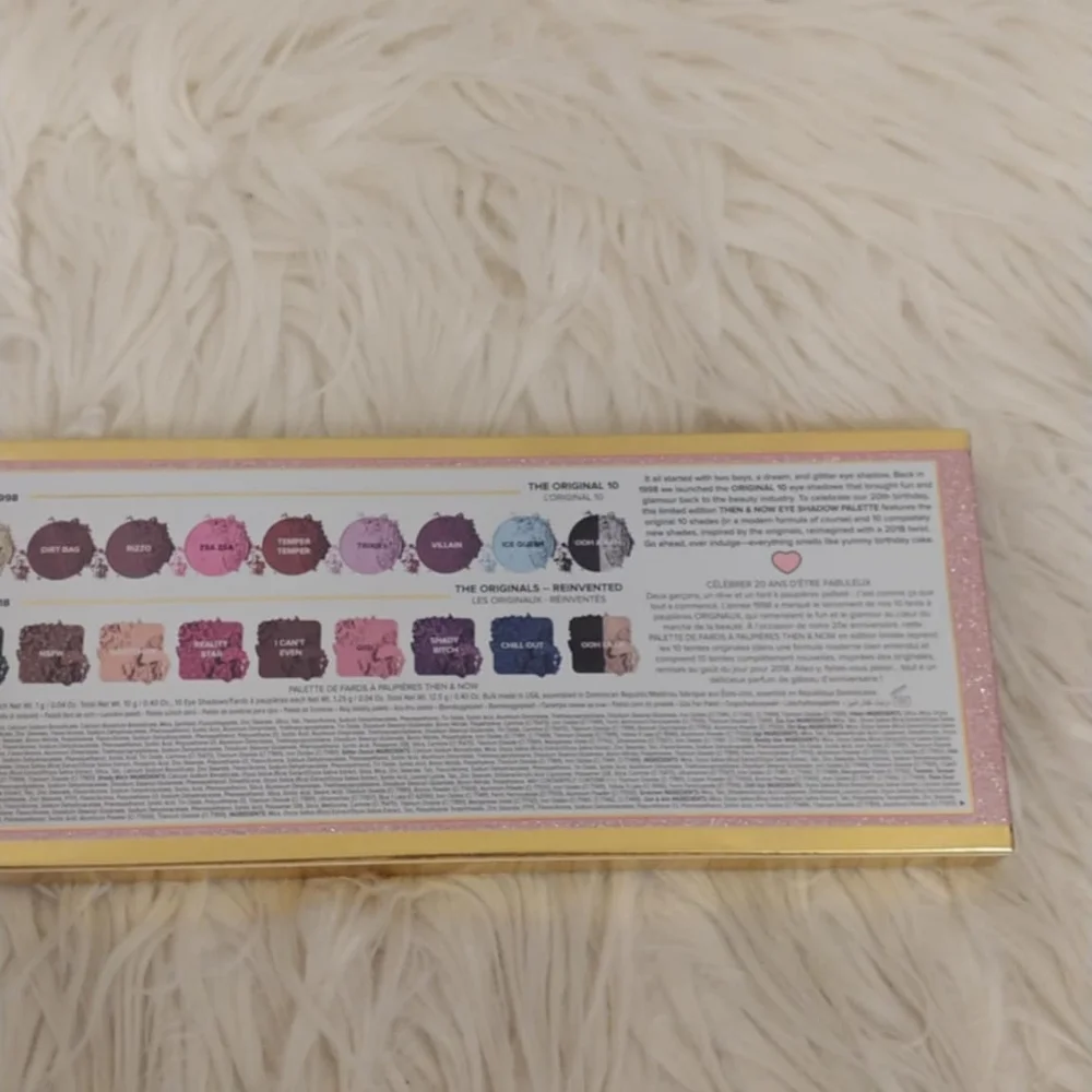 💖FIRM! NWT TOO FACED THEN AND NOW EYESHADOW PALETTE LIMITED EDITION (LAST ONE A